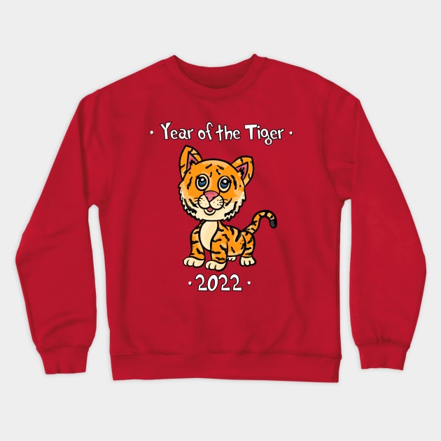 Year of the Tiger 2022 Crewneck Sweatshirt by RoserinArt